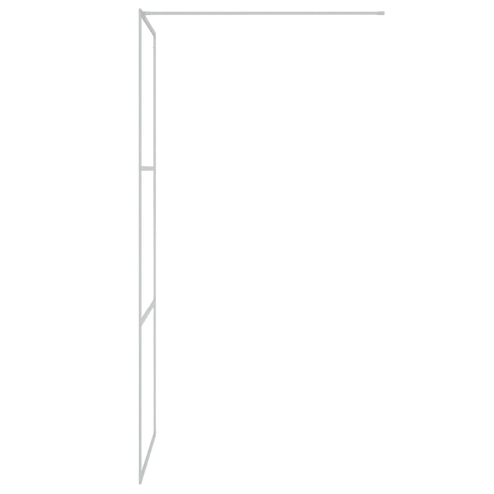 Paravan duș walk-in argintiu 80x195 cm sticlă ESG transparentă - WALTI WALTI