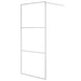 Paravan duș walk-in argintiu 90x195 cm sticlă ESG transparentă - WALTI WALTI