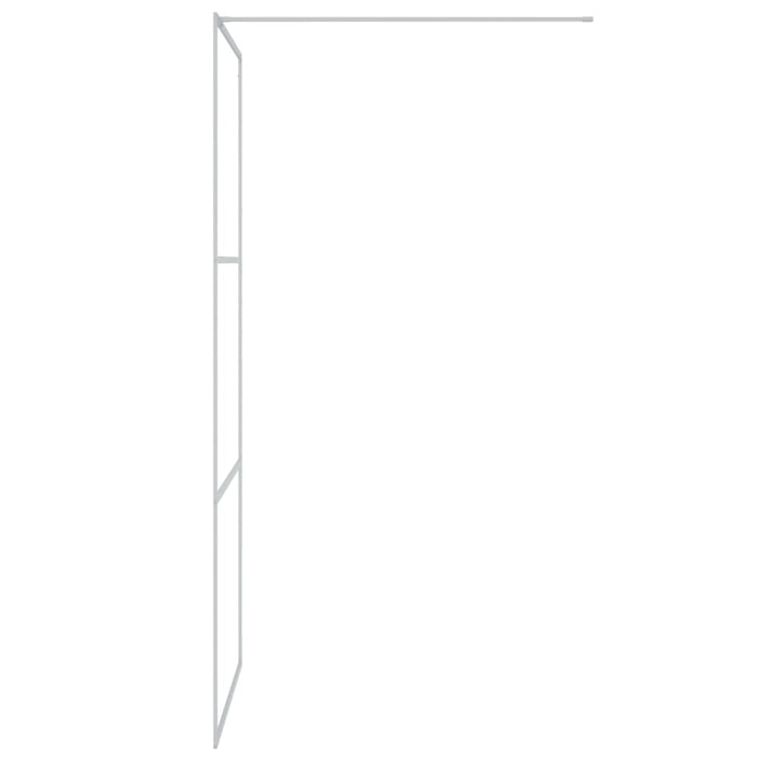 Paravan duș walk-in argintiu 90x195 cm sticlă ESG transparentă - WALTI WALTI
