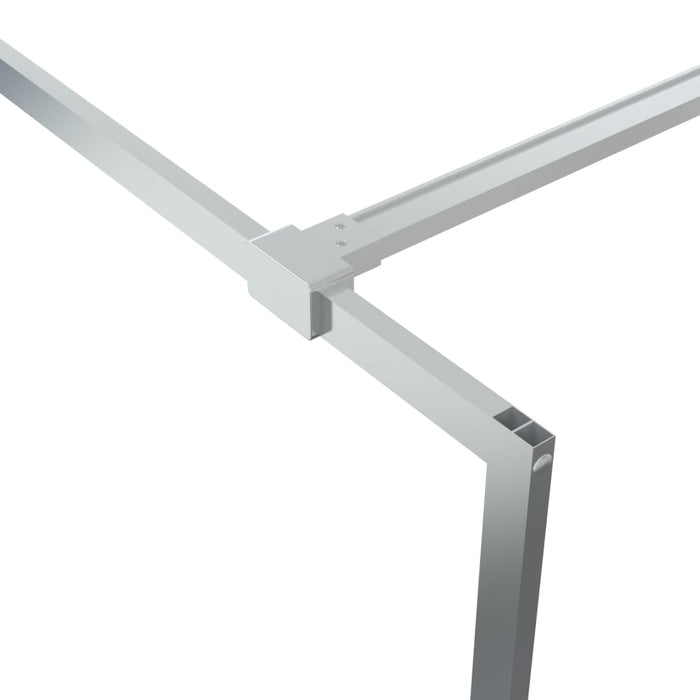 Paravan duș walk-in argintiu 90x195 cm sticlă ESG transparentă - WALTI WALTI