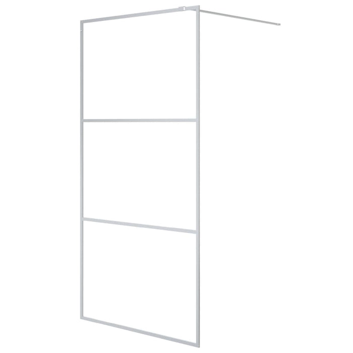 Paravan duș walk-in argintiu 100x195 cm sticlă ESG transparentă - WALTI WALTI