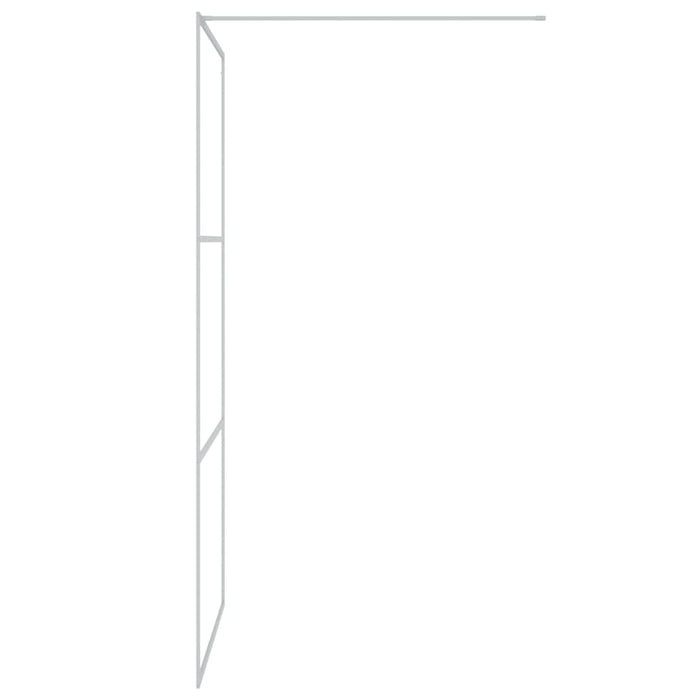 Paravan duș walk-in argintiu 100x195 cm sticlă ESG transparentă - WALTI WALTI