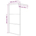 Paravan duș walk-in argintiu 100x195 cm sticlă ESG transparentă - WALTI WALTI