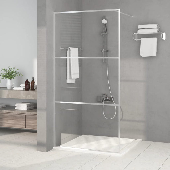 Paravan duș walk-in argintiu 100x195 cm sticlă ESG transparentă - WALTI WALTI