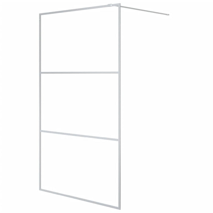 Paravan duș walk-in argintiu 115x195 cm sticlă ESG transparentă - WALTI WALTI