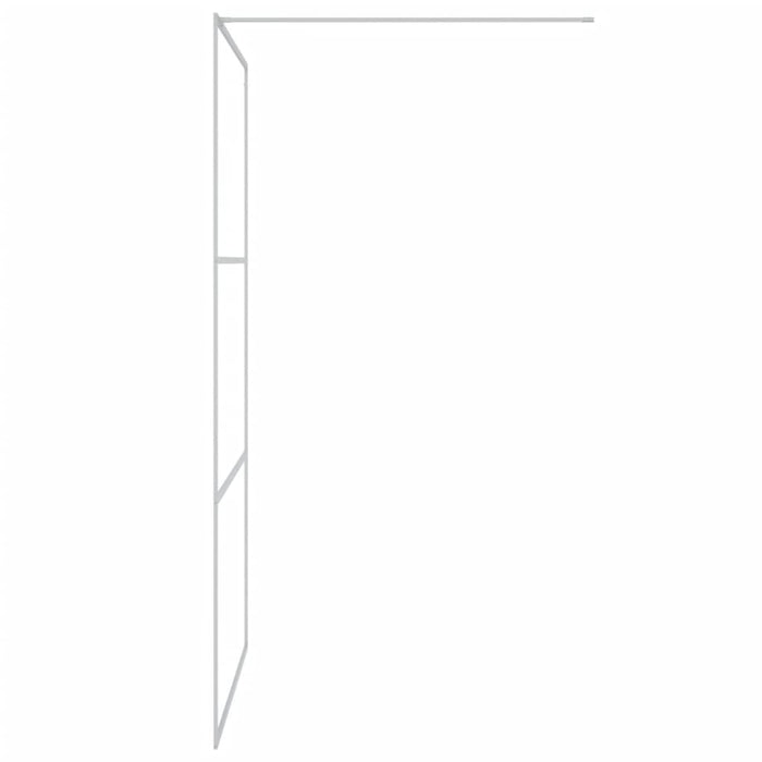 Paravan duș walk-in argintiu 115x195 cm sticlă ESG transparentă - WALTI WALTI