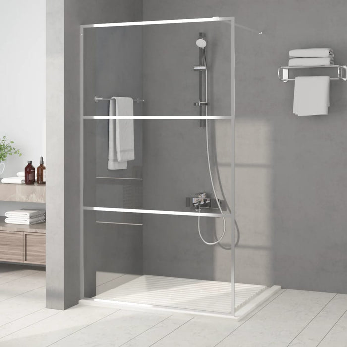 Paravan duș walk-in argintiu 115x195 cm sticlă ESG transparentă - WALTI WALTI