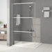 Paravan duș walk-in argintiu 115x195 cm sticlă ESG transparentă - WALTI WALTI