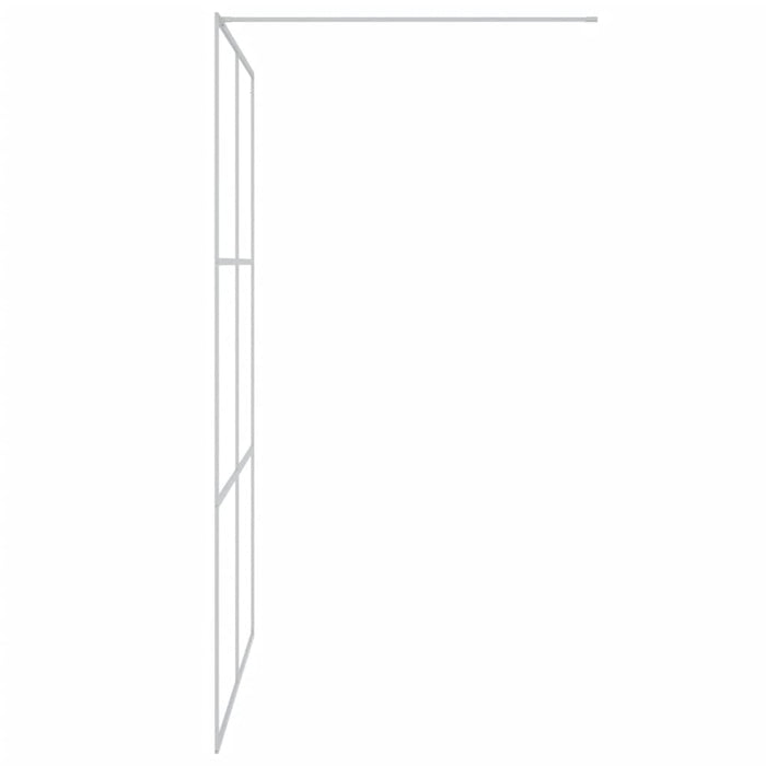 Paravan duș walk-in argintiu 140x195 cm sticlă ESG transparentă - WALTI WALTI