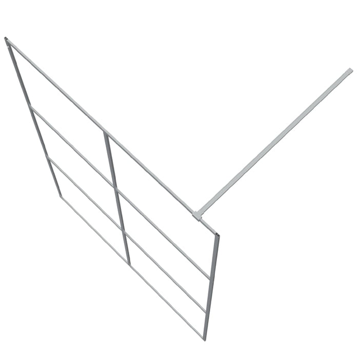Paravan duș walk-in argintiu 140x195 cm sticlă ESG transparentă - WALTI WALTI