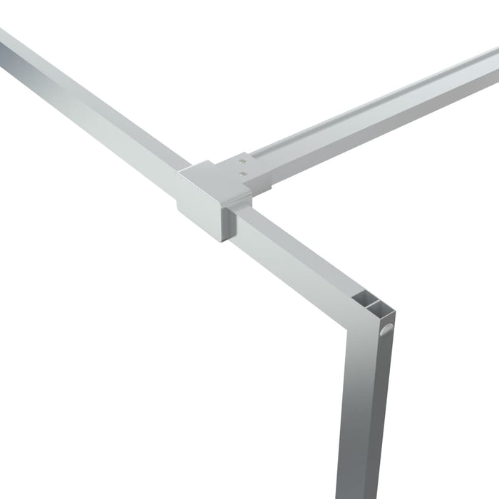 Paravan duș walk-in argintiu 140x195 cm sticlă ESG transparentă - WALTI WALTI