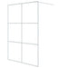 Paravan duș walk-in, alb, 140x195 cm, sticlă ESG transparentă - WALTI WALTI