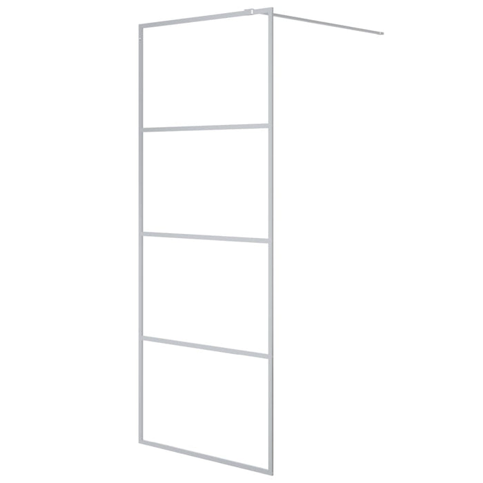 Paravan duș walk-in argintiu 80x195 cm sticlă ESG transparentă - WALTI WALTI