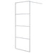 Paravan duș walk-in argintiu 80x195 cm sticlă ESG transparentă - WALTI WALTI