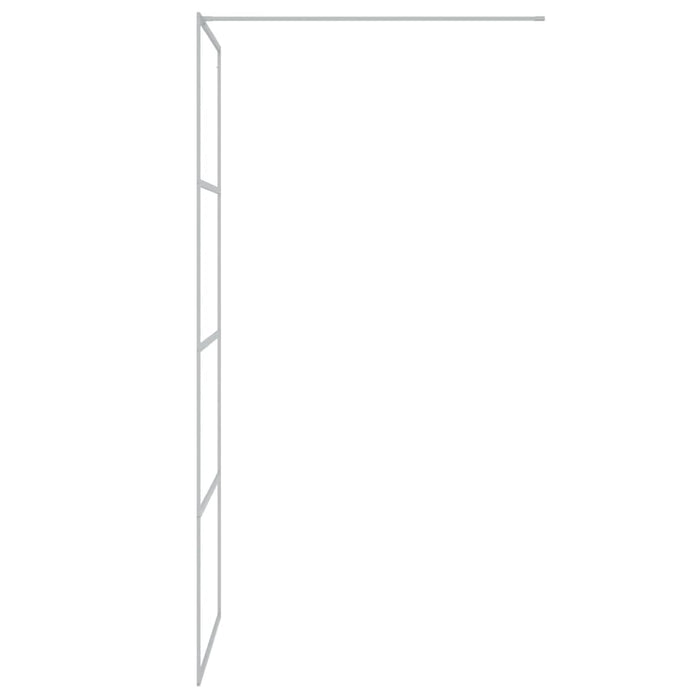Paravan duș walk-in argintiu 80x195 cm sticlă ESG transparentă - WALTI WALTI