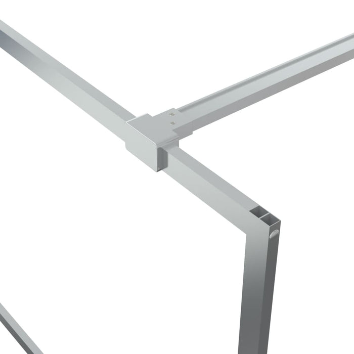Paravan duș walk-in argintiu 80x195 cm sticlă ESG transparentă - WALTI WALTI