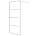 Paravan duș walk-in argintiu 90x195 cm sticlă ESG transparentă - WALTI WALTI