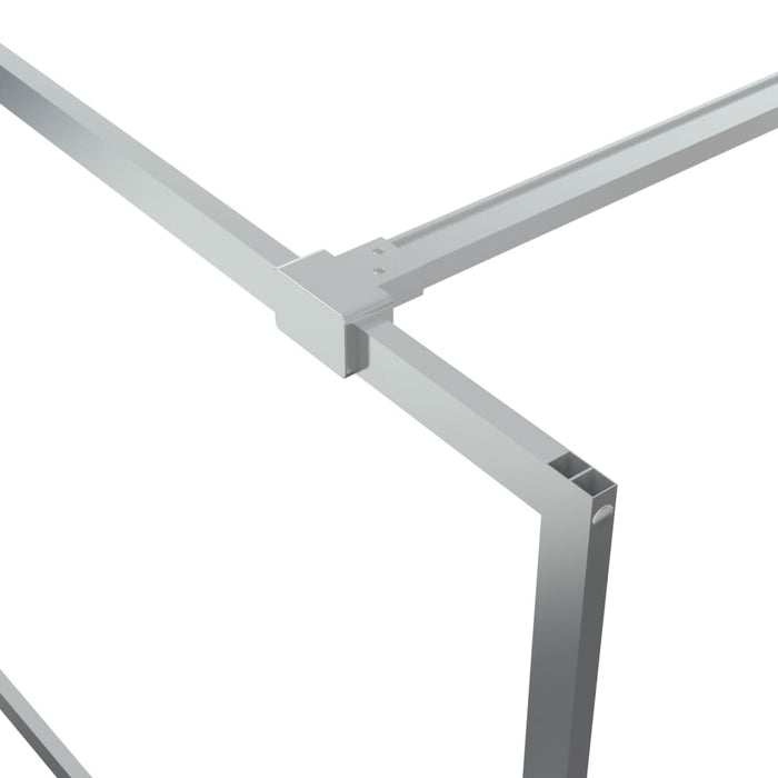 Paravan duș walk-in argintiu 90x195 cm sticlă ESG transparentă - WALTI WALTI