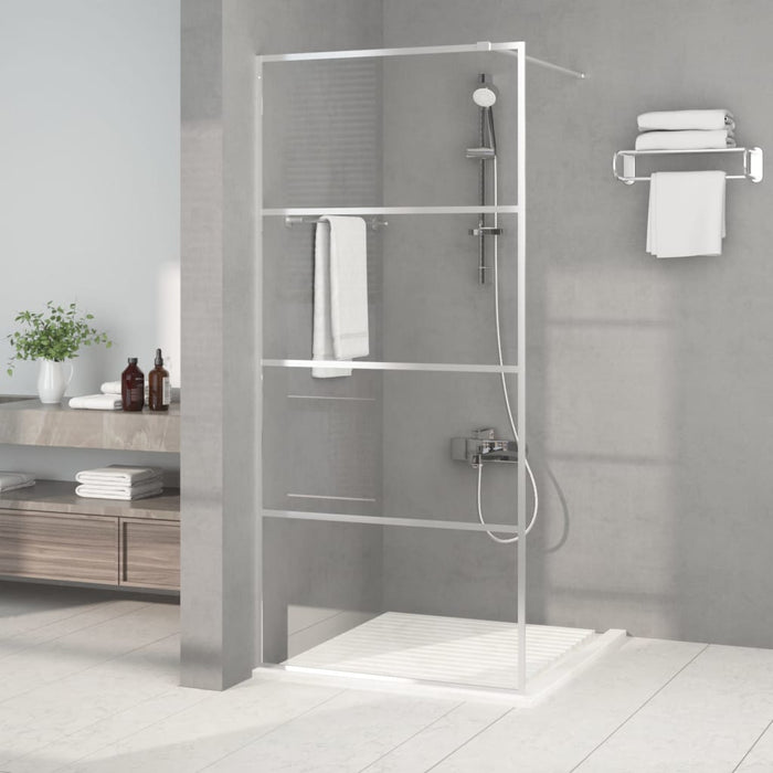 Paravan duș walk-in argintiu 90x195 cm sticlă ESG transparentă - WALTI WALTI