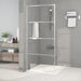 Paravan duș walk-in argintiu 90x195 cm sticlă ESG transparentă - WALTI WALTI