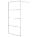Paravan duș walk-in argintiu 100x195 cm sticlă ESG transparentă - WALTI WALTI