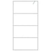 Paravan duș walk-in argintiu 100x195 cm sticlă ESG transparentă - WALTI WALTI