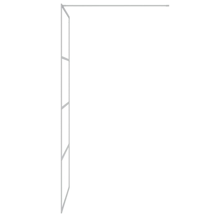Paravan duș walk-in argintiu 100x195 cm sticlă ESG transparentă - WALTI WALTI