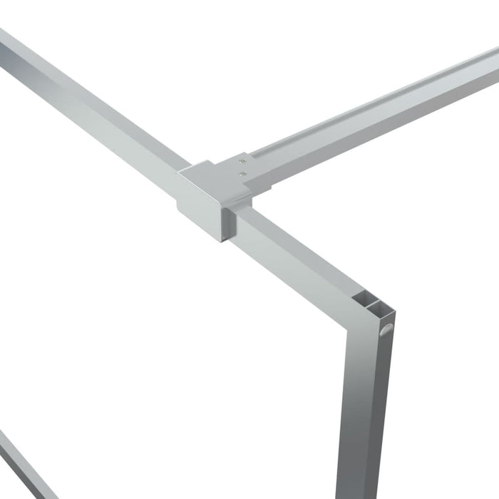 Paravan duș walk-in argintiu 100x195 cm sticlă ESG transparentă - WALTI WALTI