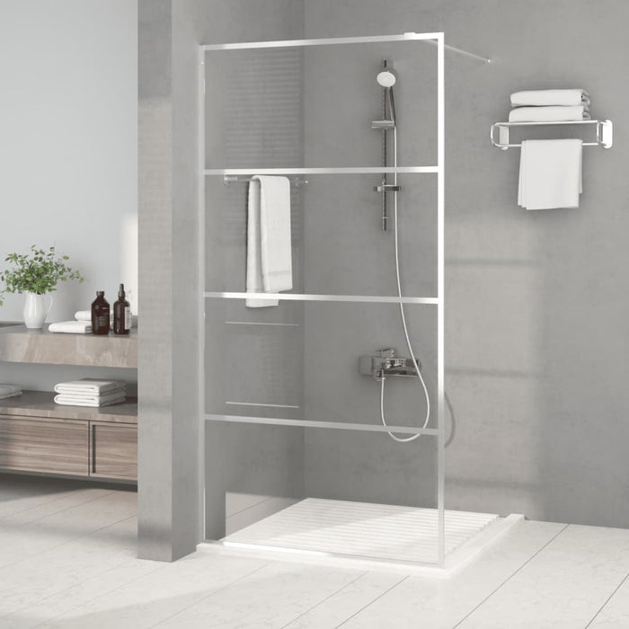 Paravan duș walk-in argintiu 100x195 cm sticlă ESG transparentă - WALTI WALTI