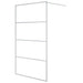 Paravan duș walk-in argintiu 115x195 cm sticlă ESG transparentă - WALTI WALTI