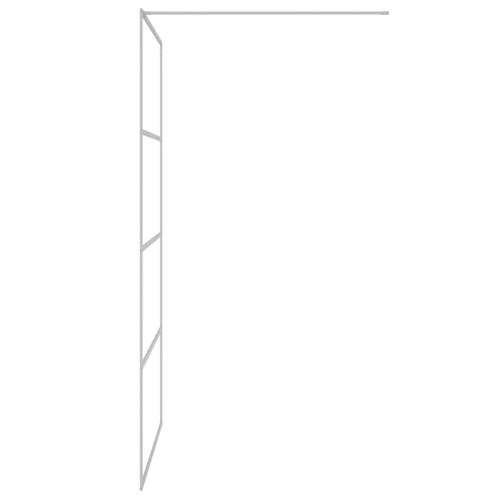 Paravan duș walk-in argintiu 115x195 cm sticlă ESG transparentă - WALTI WALTI