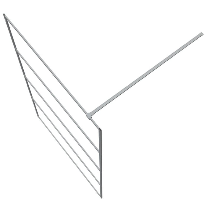 Paravan duș walk-in argintiu 115x195 cm sticlă ESG transparentă - WALTI WALTI