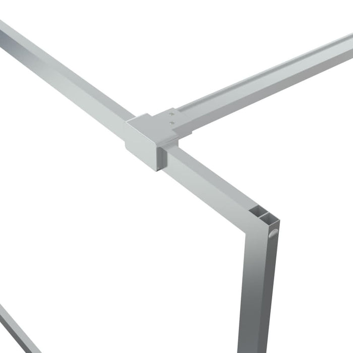 Paravan duș walk-in argintiu 115x195 cm sticlă ESG transparentă - WALTI WALTI