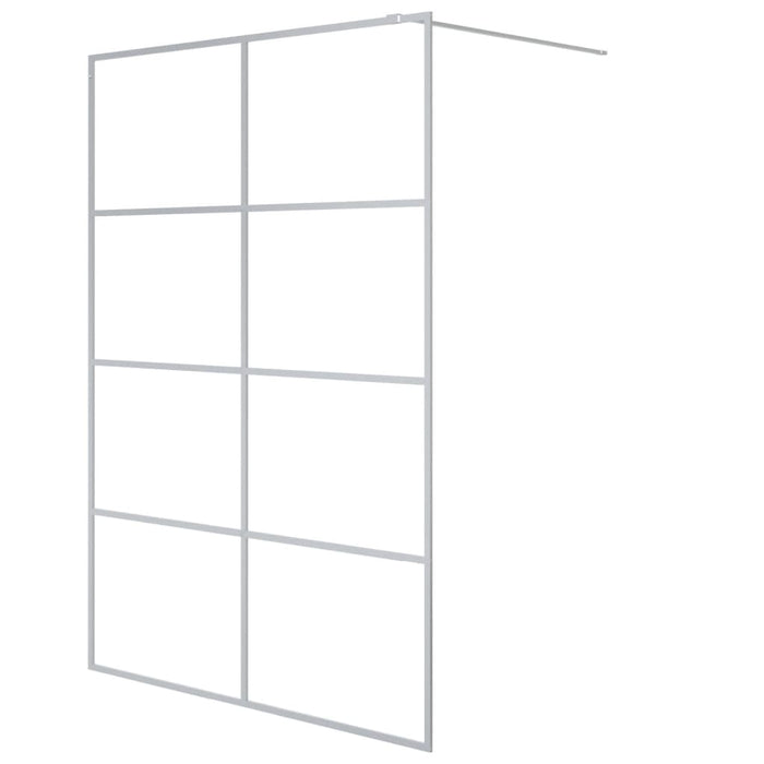 Paravan duș walk-in argintiu 140x195 cm sticlă ESG transparentă - WALTI WALTI