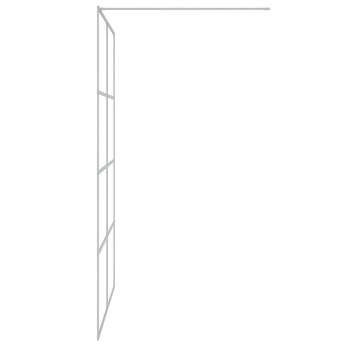 Paravan duș walk-in argintiu 140x195 cm sticlă ESG transparentă - WALTI WALTI