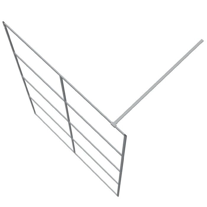 Paravan duș walk-in argintiu 140x195 cm sticlă ESG transparentă - WALTI WALTI
