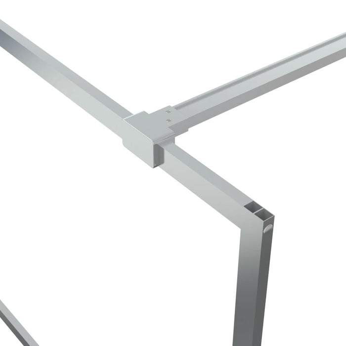 Paravan duș walk-in argintiu 140x195 cm sticlă ESG transparentă - WALTI WALTI