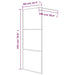 Paravan de duș walk-in negru 80x195 cm sticlă ESG transparentă - WALTI WALTI