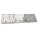 Cușcă pentru iepuri gri 302,5x80,5x71 cm oțel galvanizat - WALTI WALTI