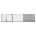 Cușcă pentru iepuri gri 302,5x80,5x71 cm oțel galvanizat - WALTI WALTI