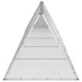 Cușcă pentru iepuri, gri, 504,5x80,5x71 cm, oțel galvanizat - WALTI WALTI