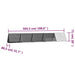 Cușcă pentru iepuri, gri, 504,5x80,5x71 cm, oțel galvanizat - WALTI WALTI