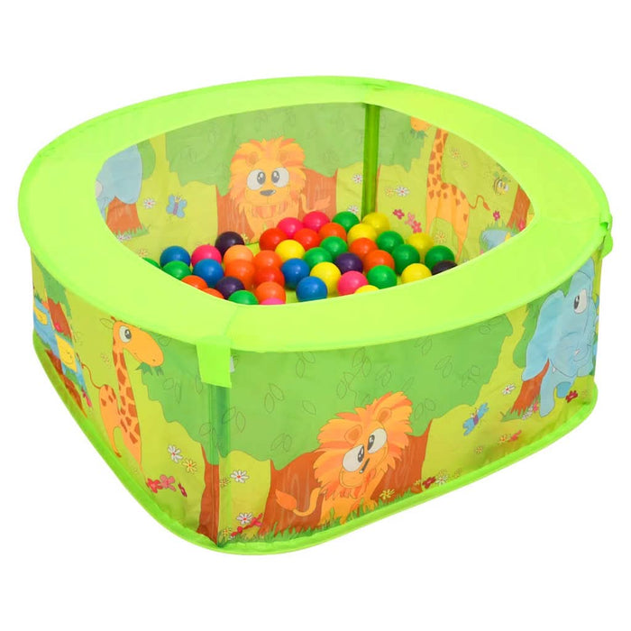 Piscină cu bile pentru copii, 300 de bile, 75x75x32 cm - WALTI WALTI