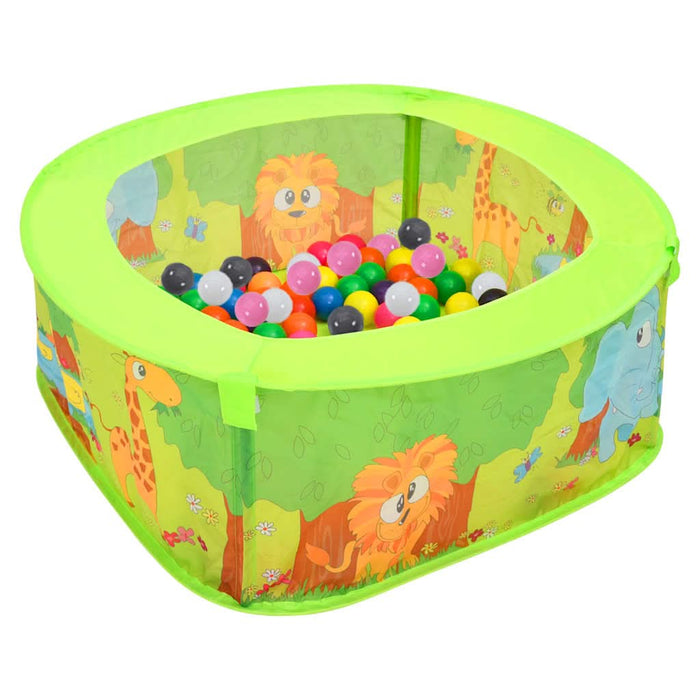 Piscină cu bile pentru copii, 300 de bile, 75x75x32 cm - WALTI WALTI