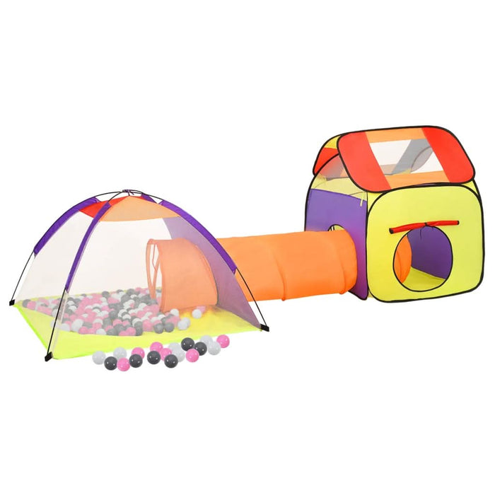 Cort de joacă pentru copii 250 bile, multicolor, 338x123x111 cm - WALTI WALTI