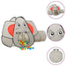 Cort de joacă elefant pentru copii 250 bile, gri, 174x86x101 cm - WALTI WALTI