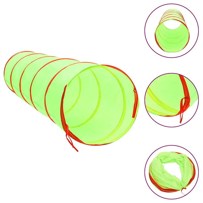 Tunel de joacă pt copii, 250 bile, verde, 175 cm, poliester - WALTI WALTI
