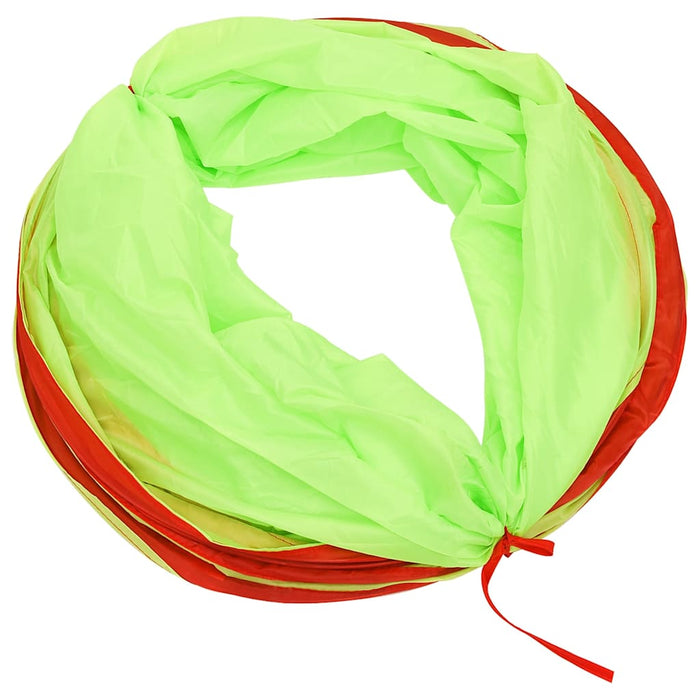 Tunel de joacă pt copii, 250 bile, verde, 175 cm, poliester - WALTI WALTI
