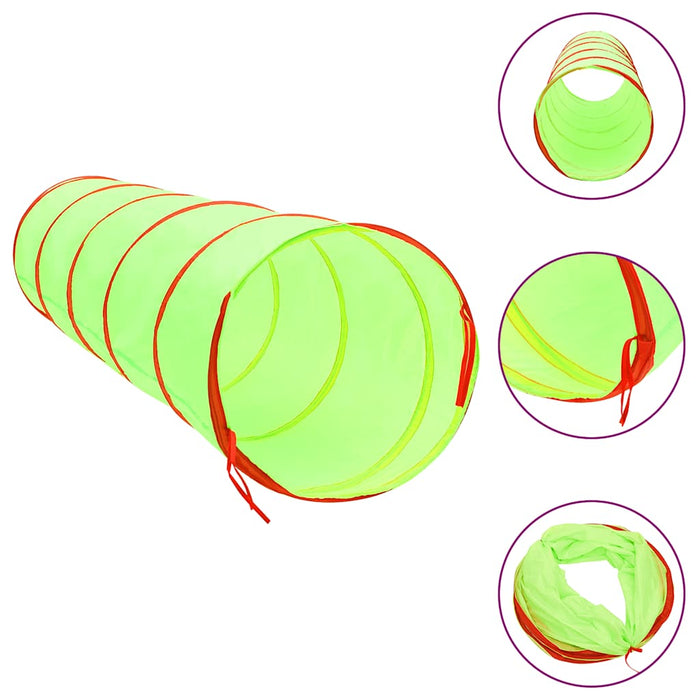 Tunel de joacă pt copii, 250 bile, verde, 175 cm, poliester - WALTI WALTI