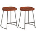 Scaune de bar Gavin 2 buc. 45,5x38x53 cm lemn masiv de mango - WALTI WALTI